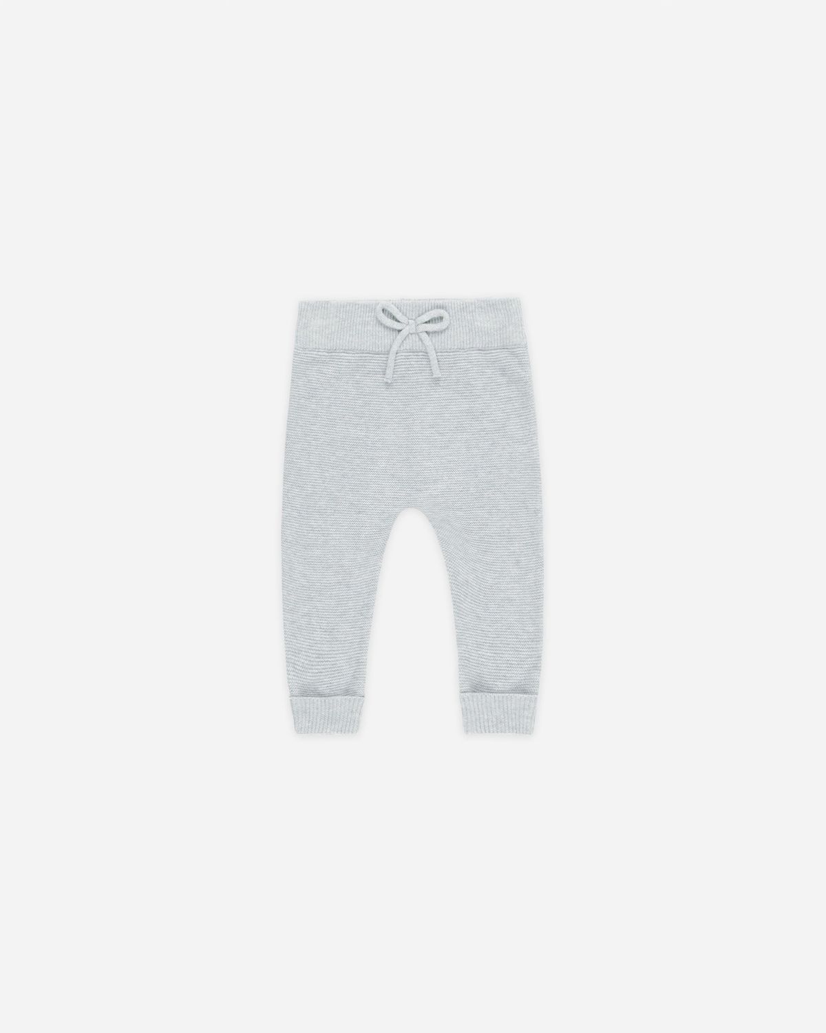Knit Pants Heathered Blue