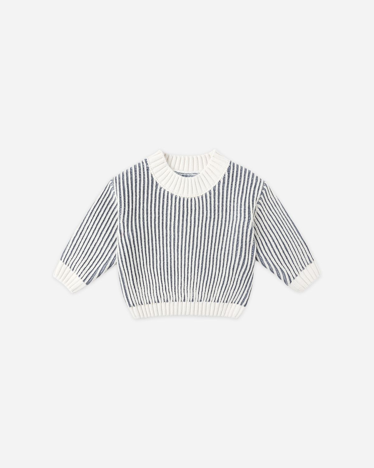 Relaxed Knit Sweater Ocean