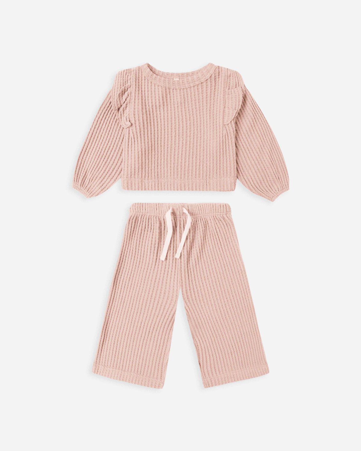 Ruffle Cozy Set Rose