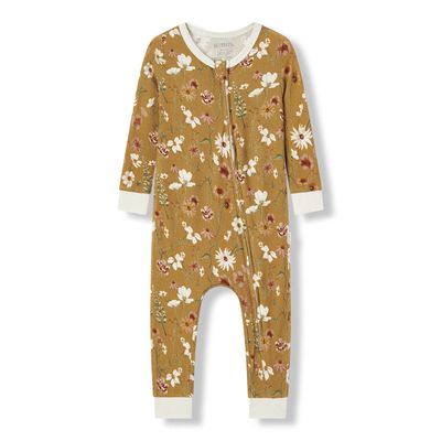 Luxe Stretch Zippered PJ Wildflower