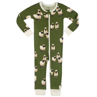 Bamboo Zipper PJ Valais Sheep