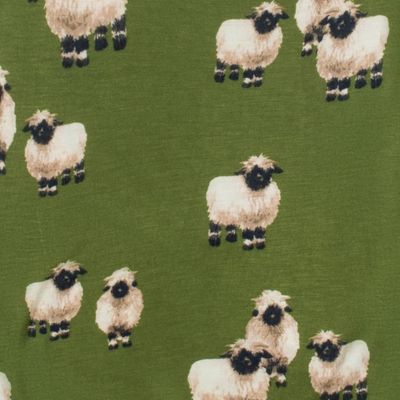 Bamboo Zipper PJ Valais Sheep