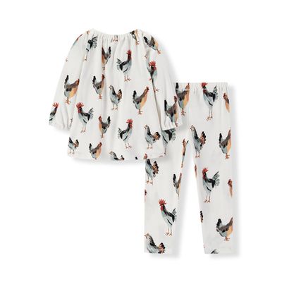 LS Dress Set Chickens