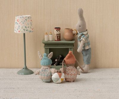 Winter bunny, Micro-Brown-Rose