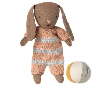 Bunny Set, Micro-Brown-Dusty rose
