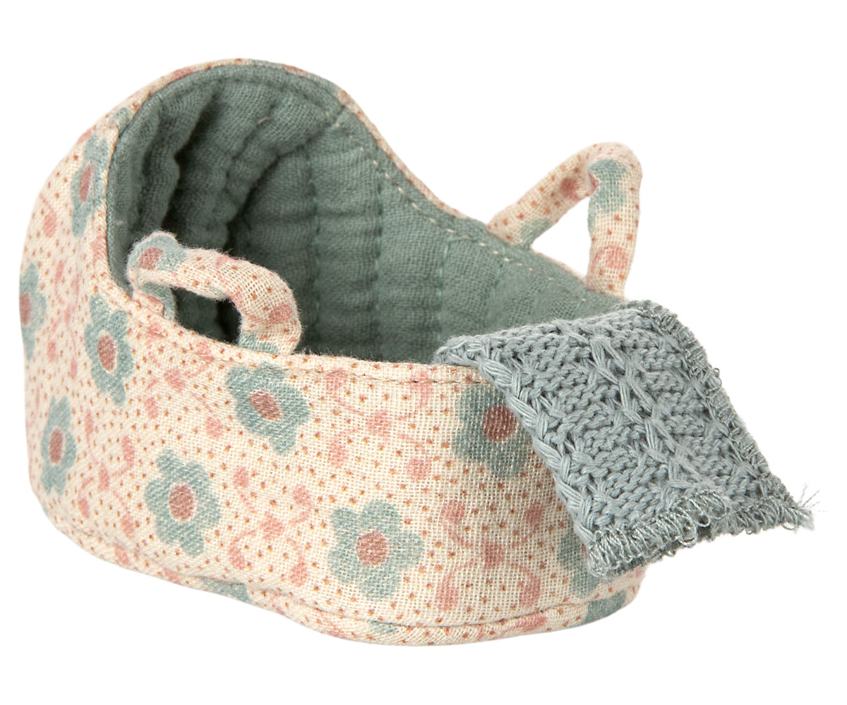 Carry Cot baby mouse-Blue
