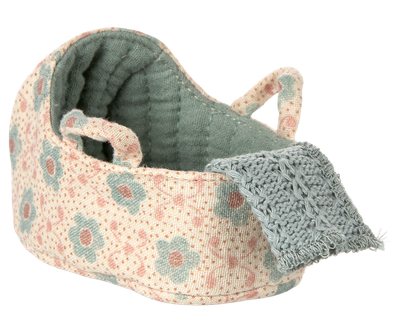 Carry Cot baby mouse-Blue