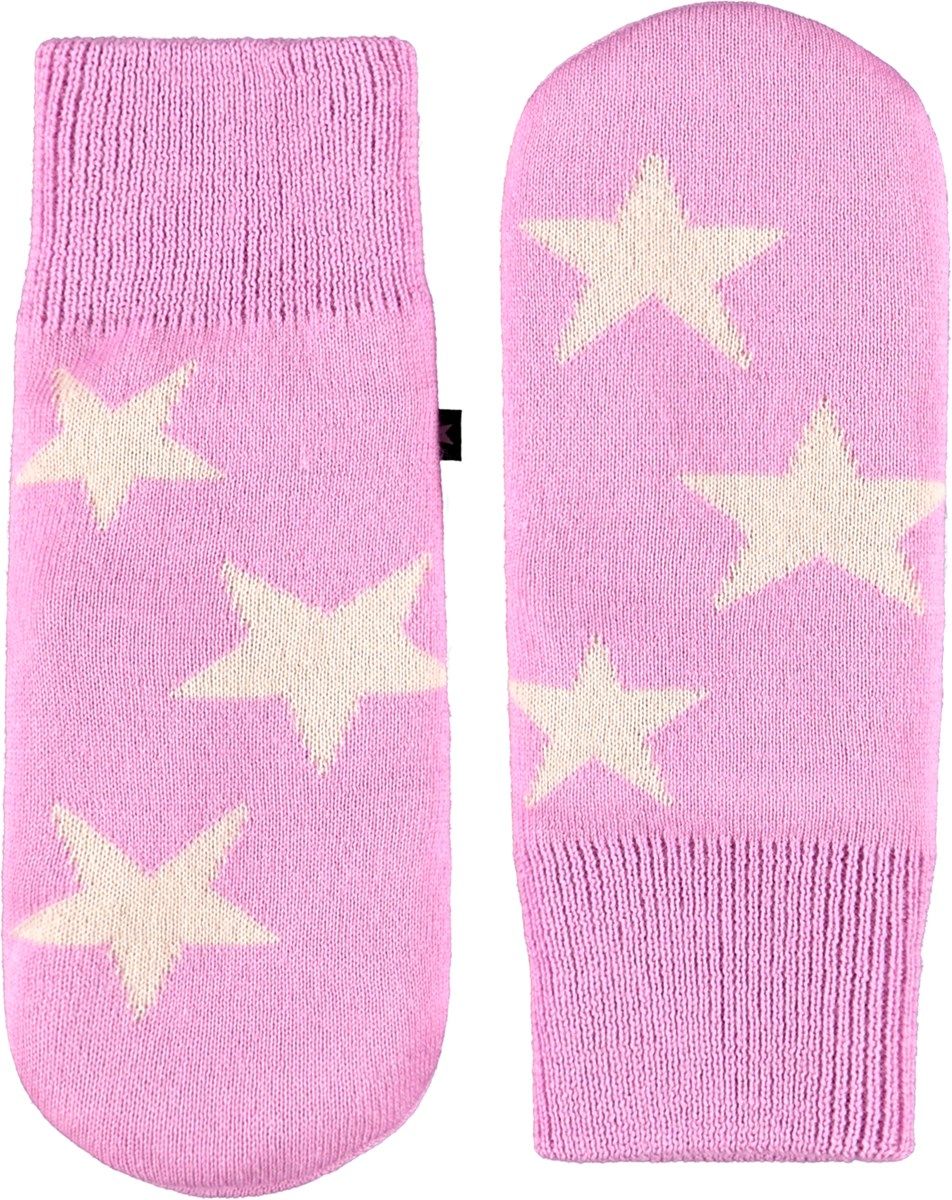 Snowfall Purple Rey Mitten