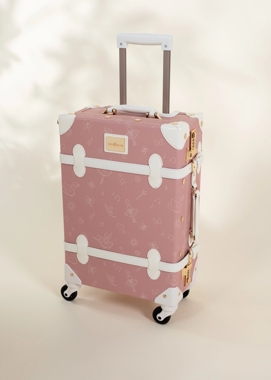 Vegan Leather CarryOn Suitcase Ballerina