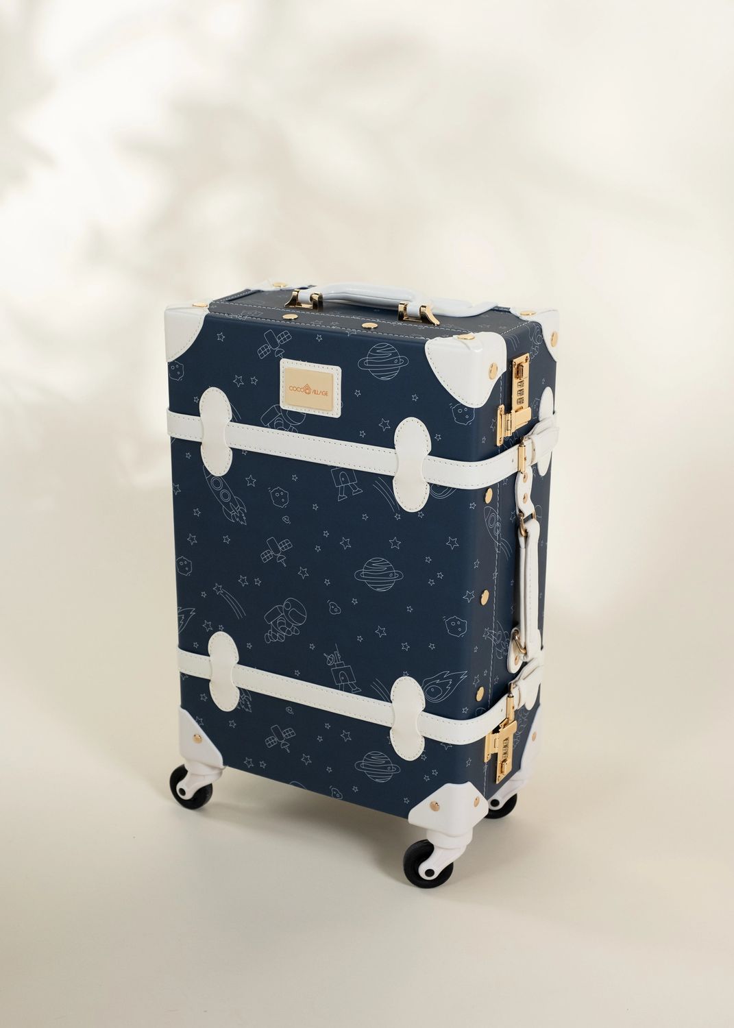 Vegan Leather CarryOn Suitcase Space