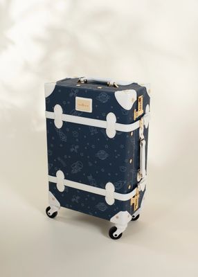 Vegan Leather CarryOn Suitcase Space