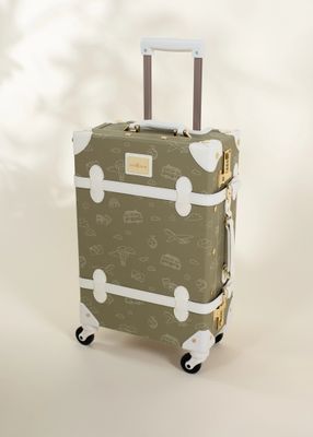 Vegan Leather CarryOn Suitcase Travel
