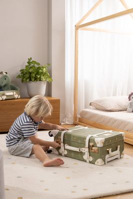Vegan Leather CarryOn Suitcase Travel