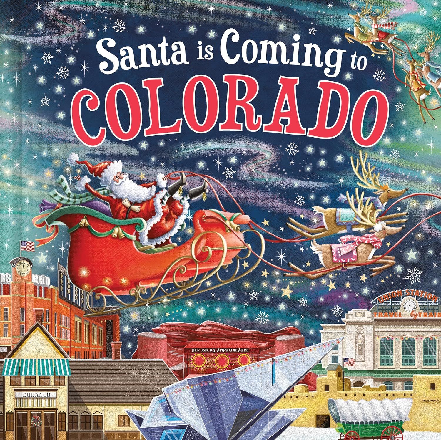 Santa Is Coming To Colorado Book