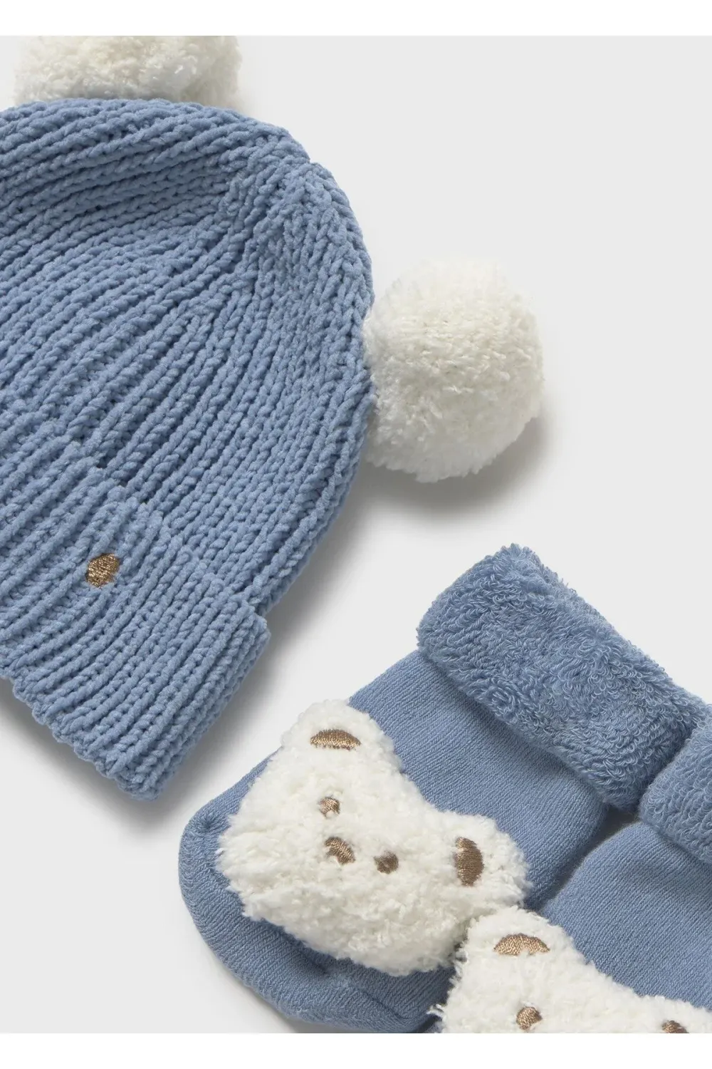 Hat and Socks 9933, Color: Blue Bell, Size: NB