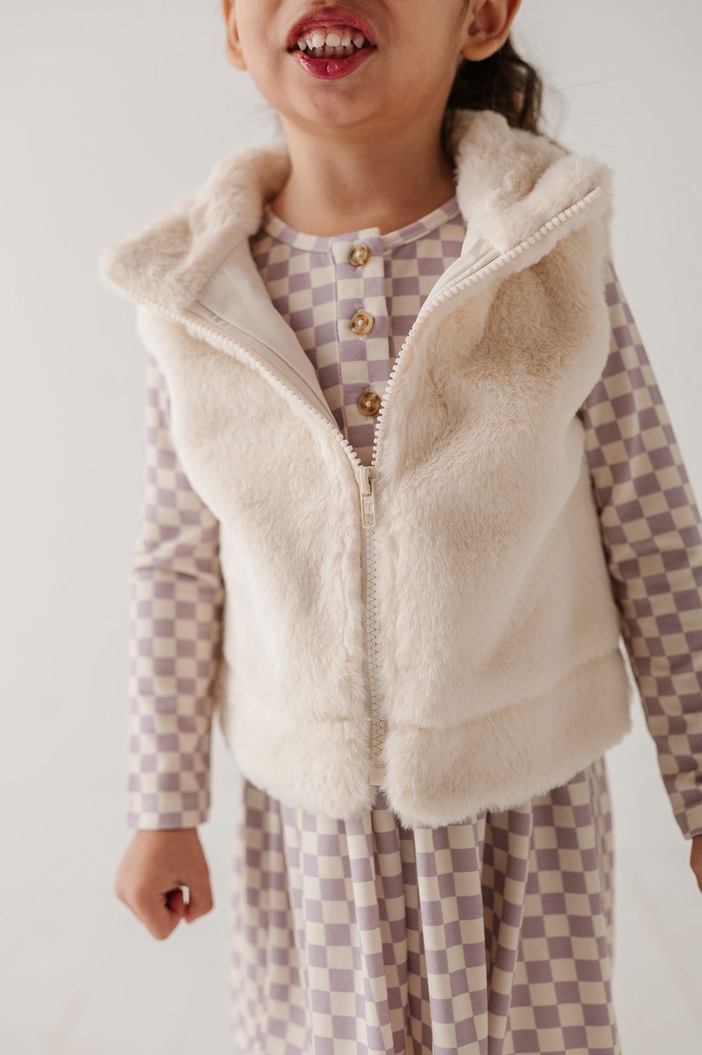 Fur Vest Cream
