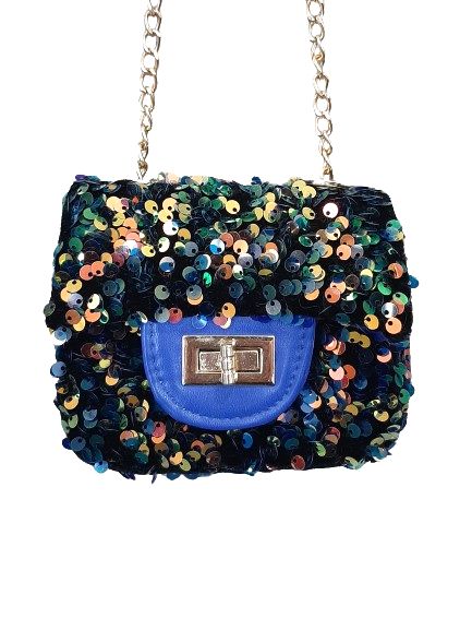 Sequin Purse, Color: Colbalt