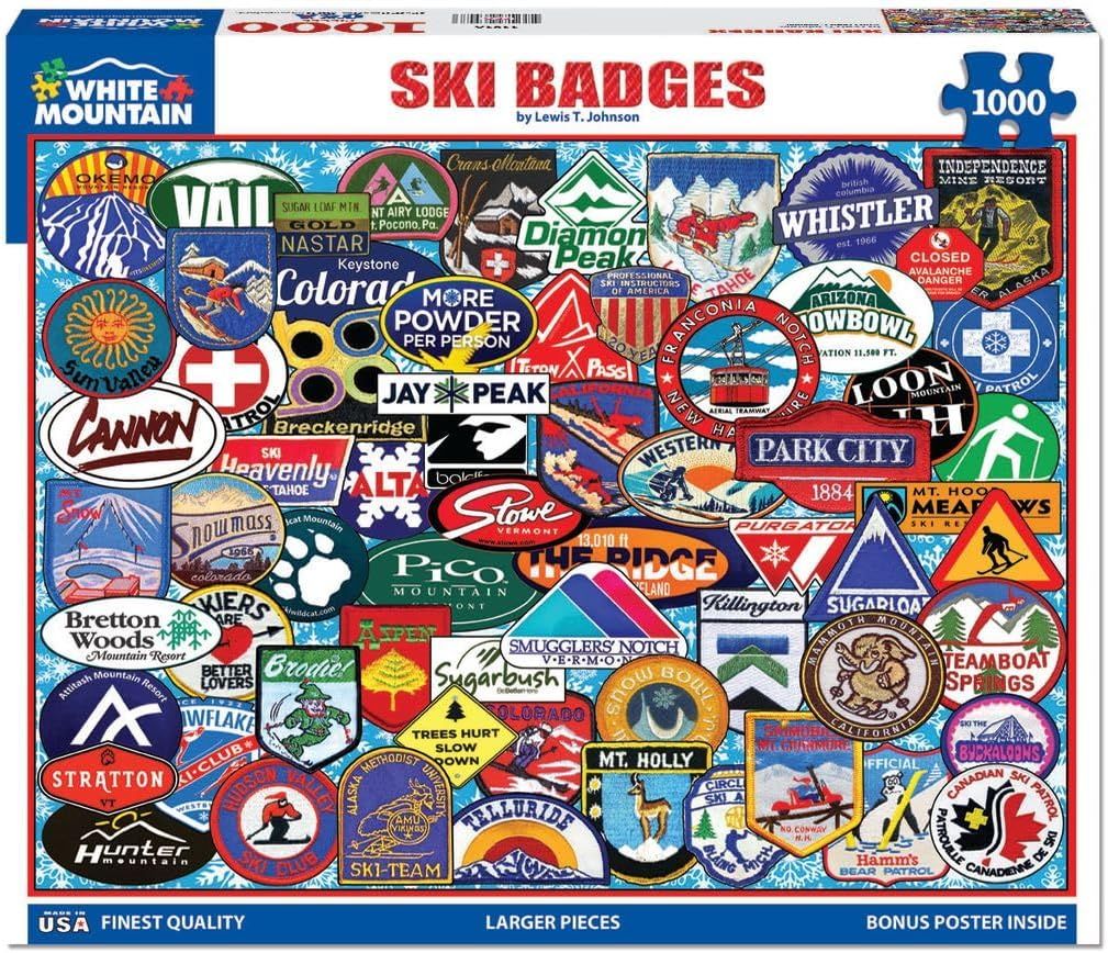 Ski Badges 1000pcs