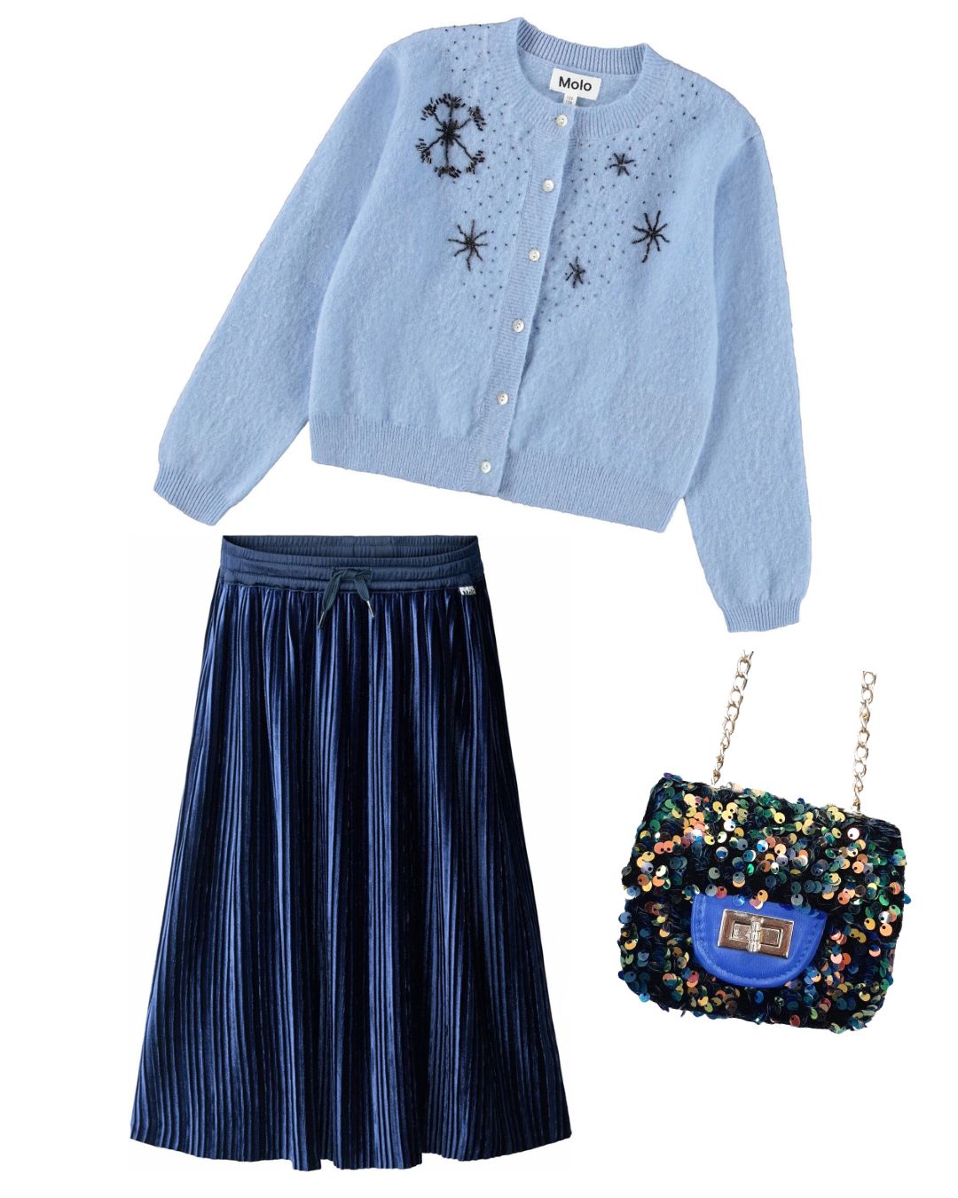 Girls Blue Set Party Bundle size 11/12