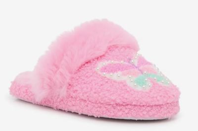 Pink Butterfly Slippers