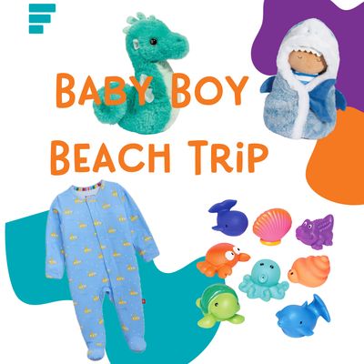 Baby Boy Beach Trip