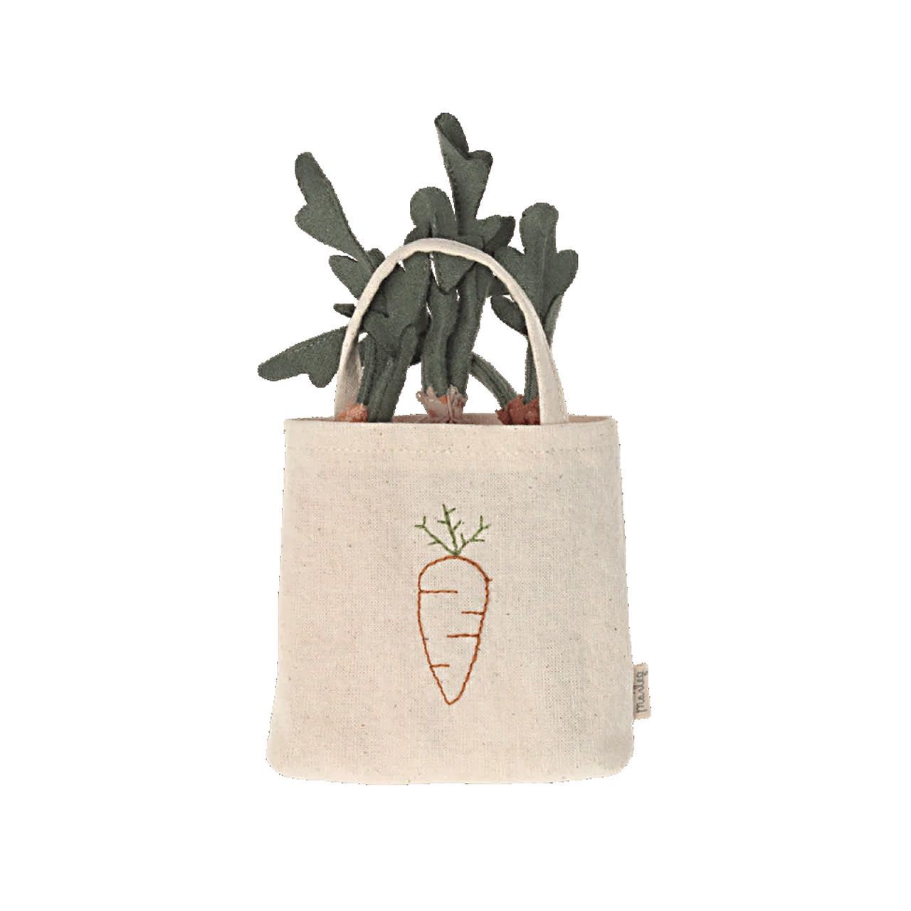 Carrots in Shopping Bags