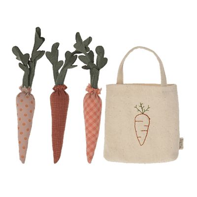 Carrots in Shopping Bags