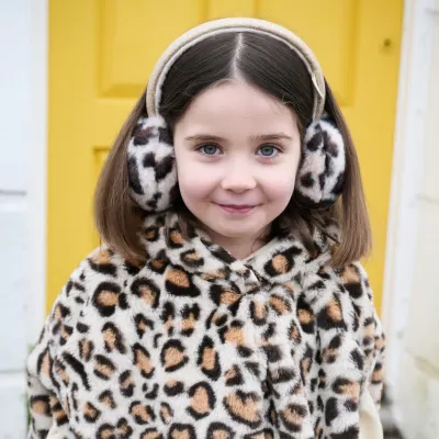 Cleo Cat Leopard Earmuffs
