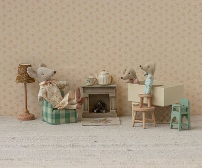 Twin, baby Mice in Matchbox
