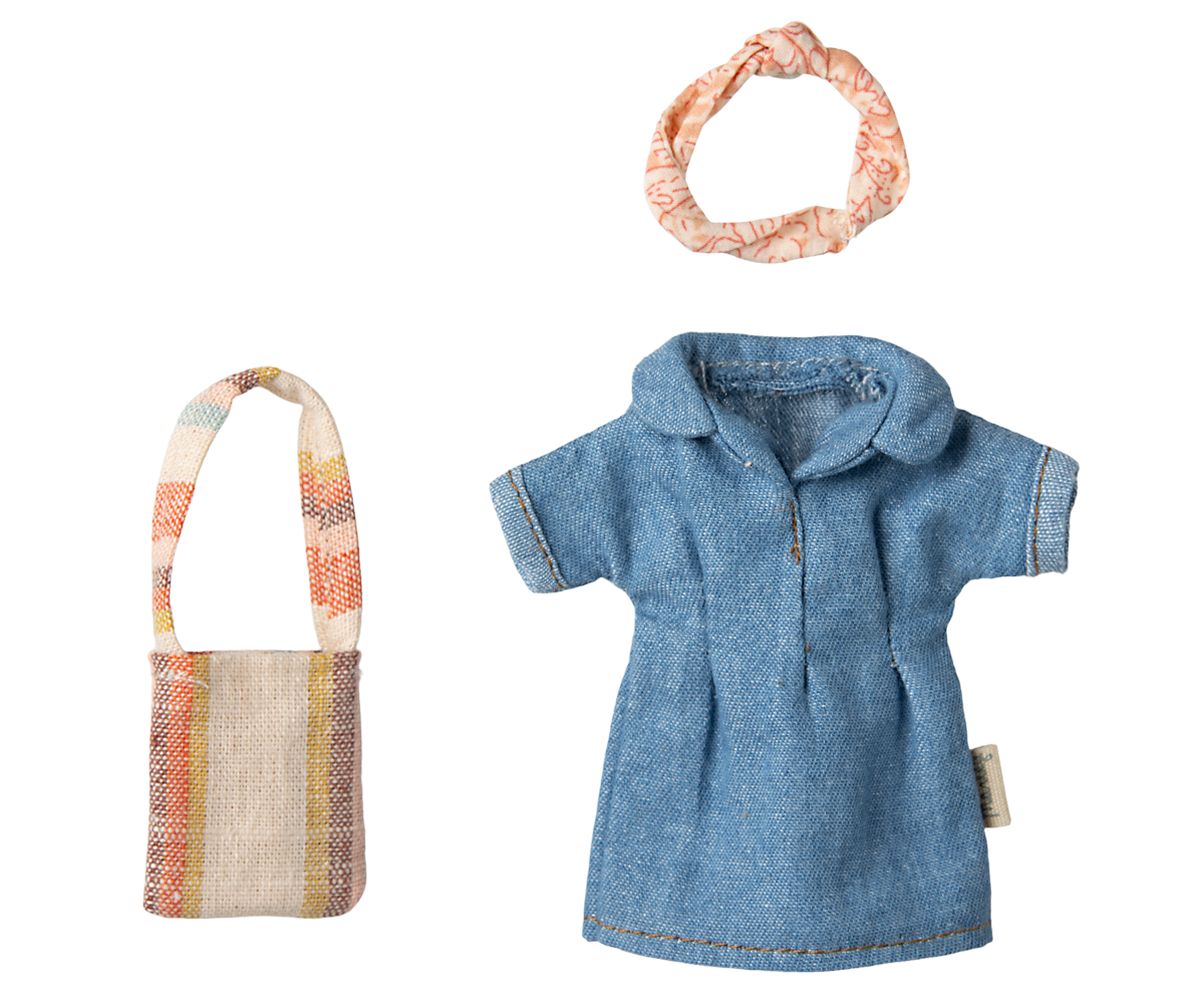 Denim Dress Mum Mouse