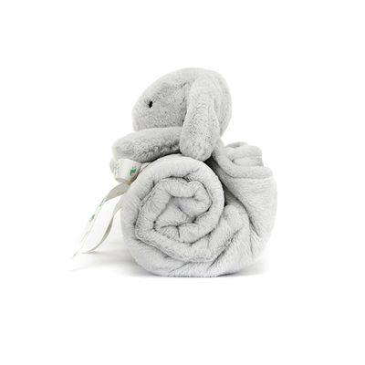 Bashful Blanket Silver Bunny