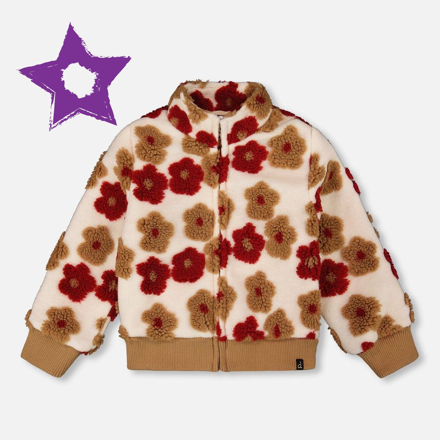 Floral Sherpa Jacket