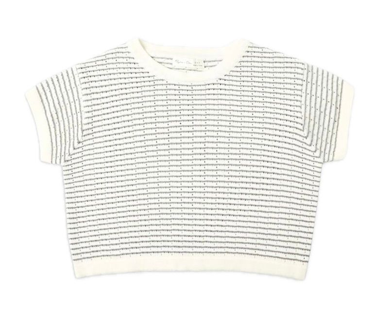 Boxy Crop Knit Top