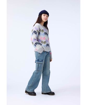 Gayle Grey Melange Sweater