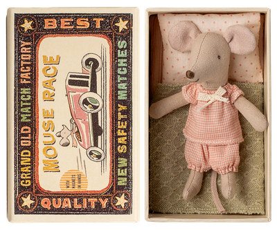 Little Sister mouse in matchbox