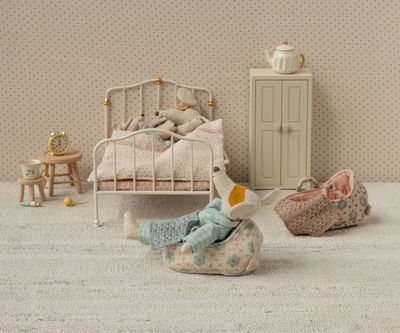 Carry Cot baby mouse-Rose