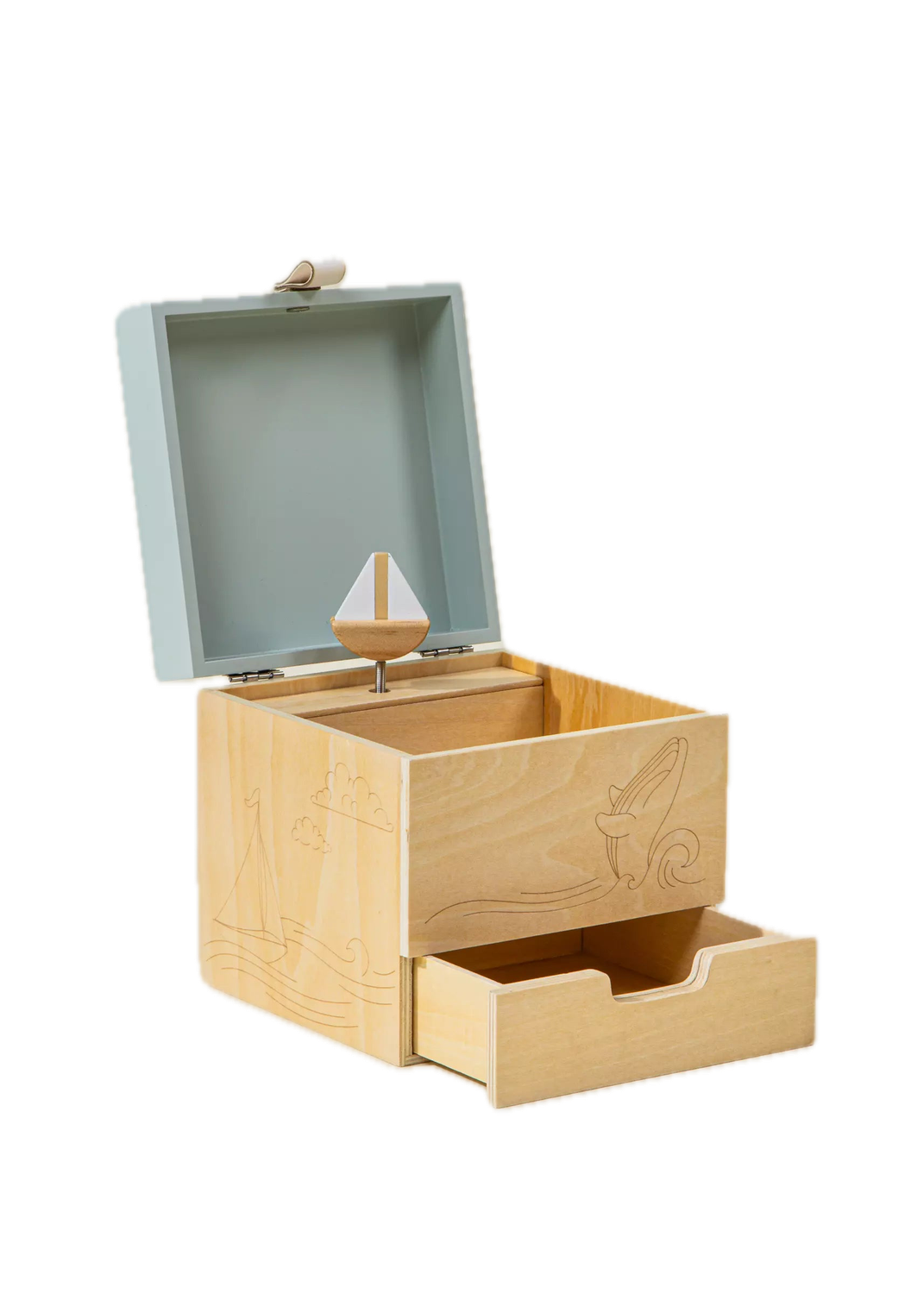 Coco Village Wooden Musical Box Ocean