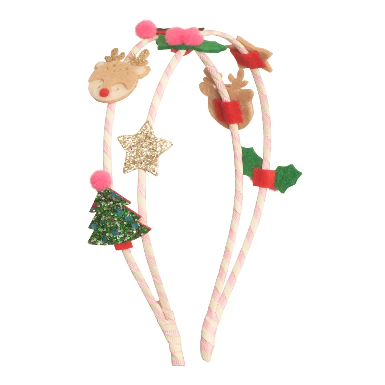 Double Christmas Headband