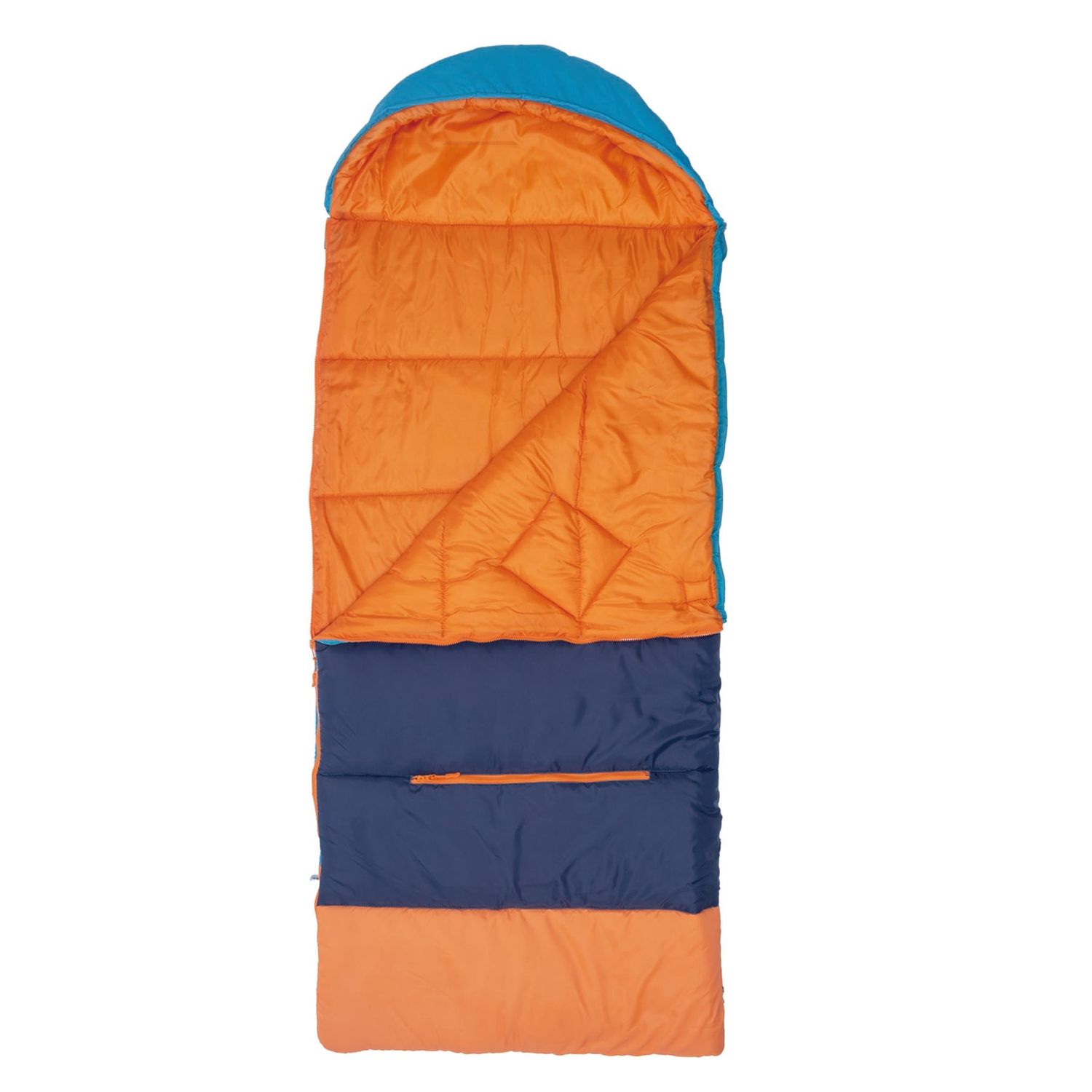 Sleep-n-Pack Sherpa Big Kids Enamel Blue
