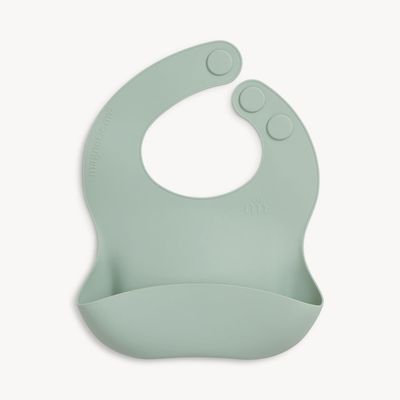 Magnetic Silicone Bib Sage