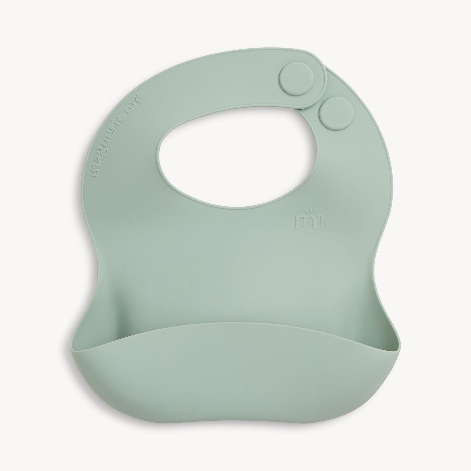 Magnetic Silicone Bib Sage