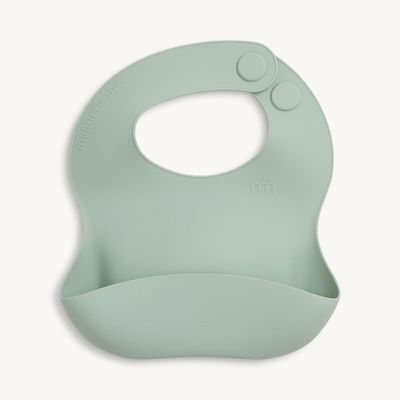 Magnetic Silicone Bib Sage