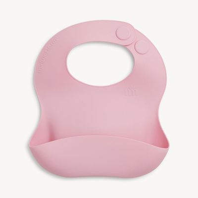 Magnetic Silicone Bib Pink