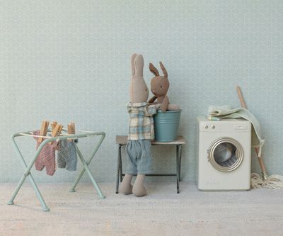 Knitted Suit, Micro Blue