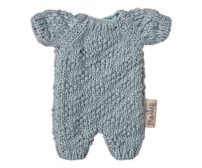 Knitted Suit, Micro Blue