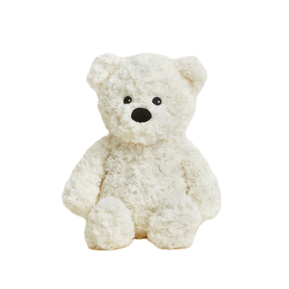 Warmies Curly White Bear