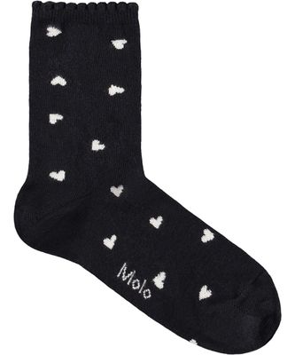 Nomi Sky Black Socks