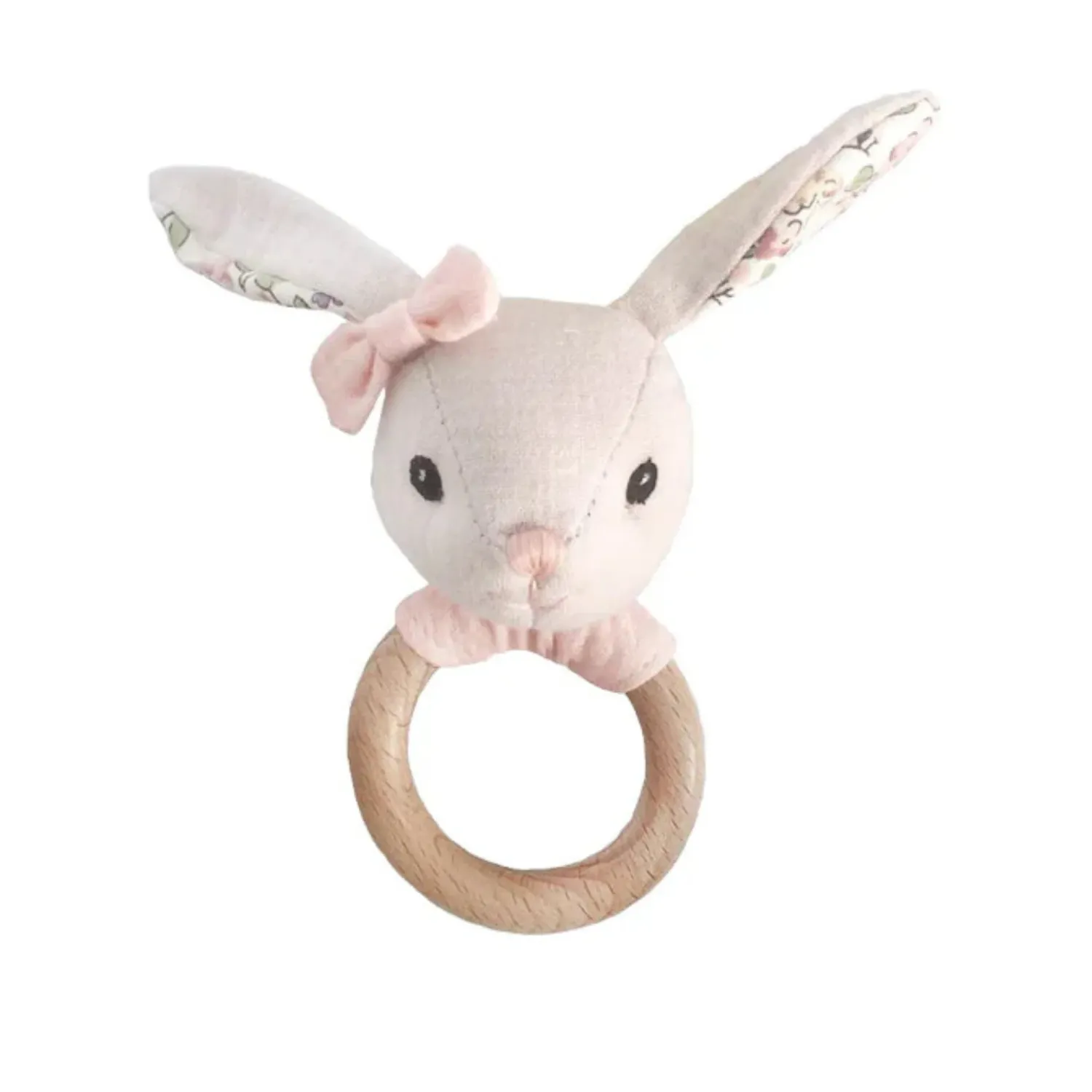 BUNNY WOOD RATTLE