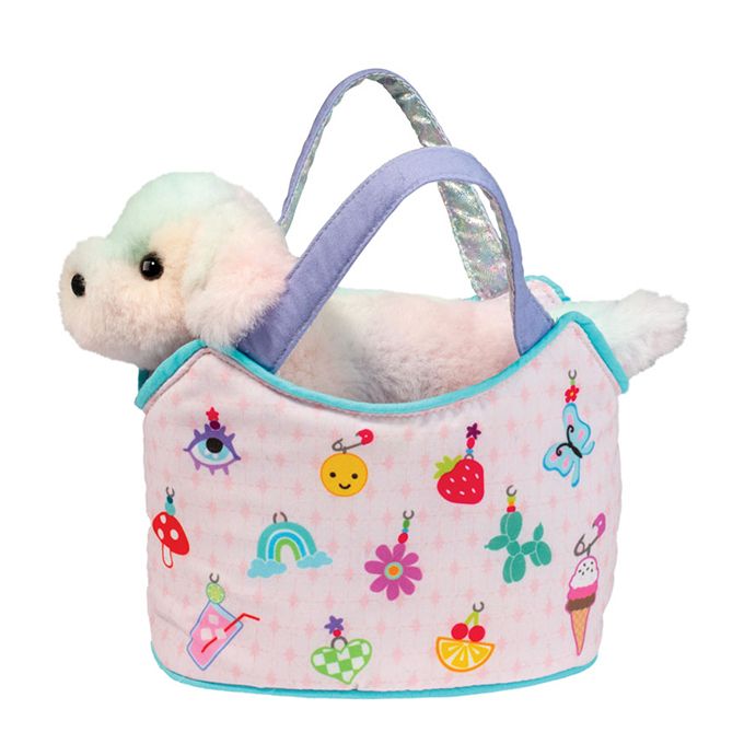 Charmingly Yours Sassy Sak with Rainbow Pup