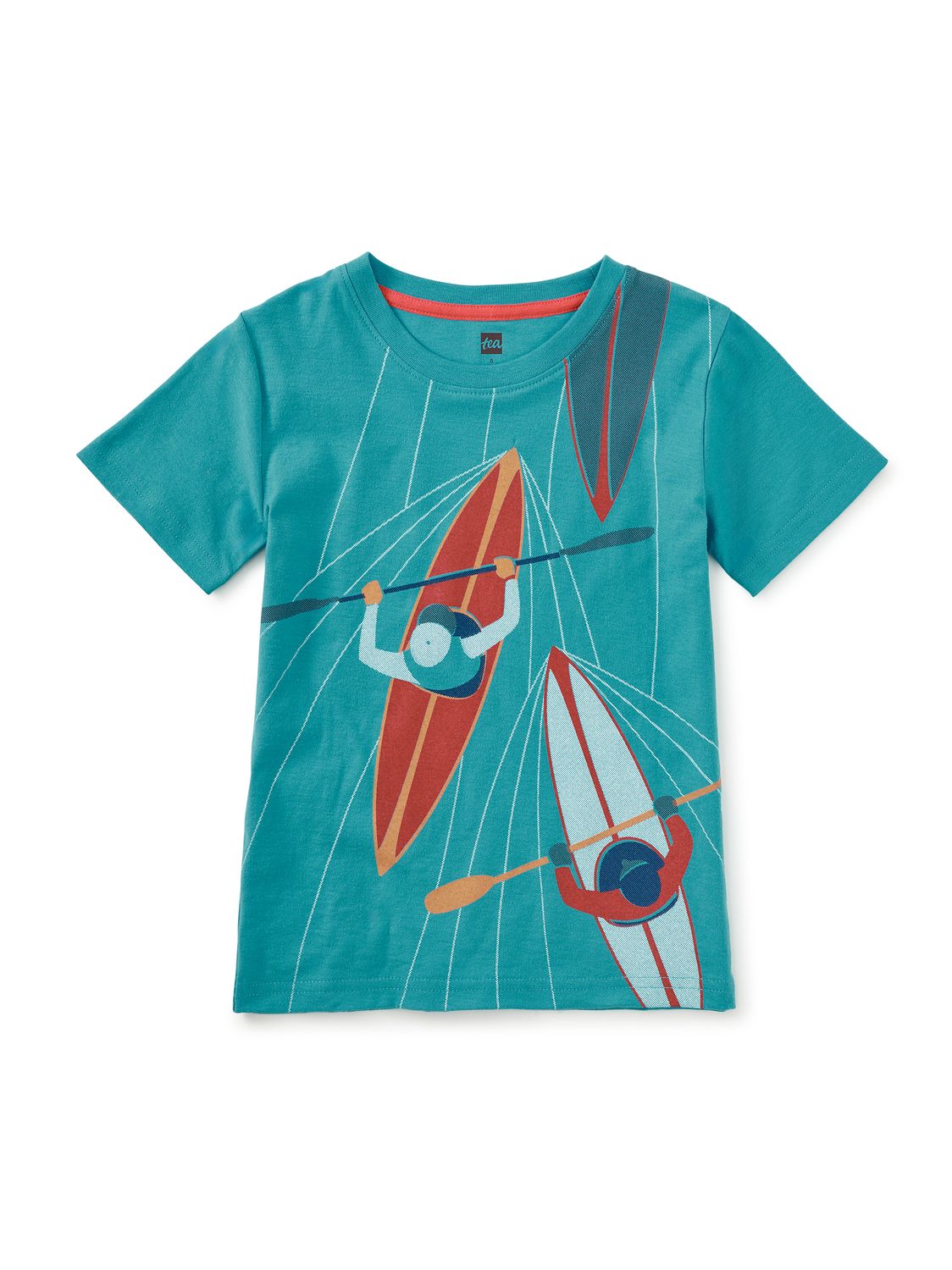 Kayakers Pagoda Blue Shirt